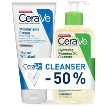 CERAVE HIDRATANTNO ULJE ZA CISCENJE 236ML + MOISTURISING KREM 177ML 5124 PROMO