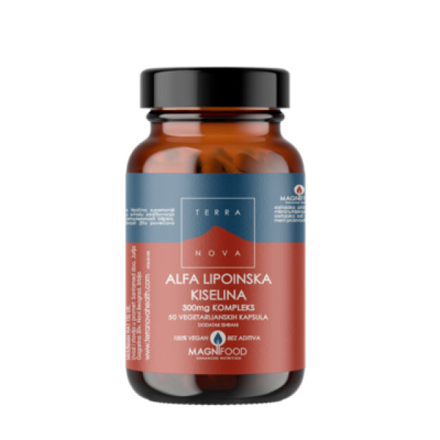 Terranova Alphalipoinska Kiselina 300Mg Cps A50
