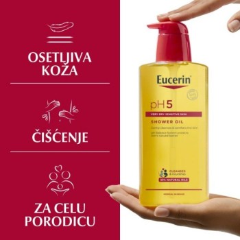 EUCERIN PH5 ULJE ZA TUŠIRANJE SA PUMPICOM 400ML 63122