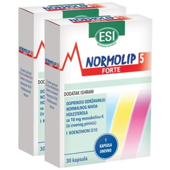 ESI NORMOLIP 5 KAPSULE 2X30 DUO PACK