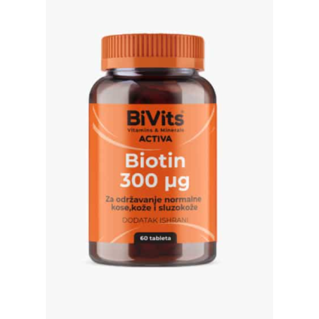 Bivits Activa D-Biotin Tablete A60