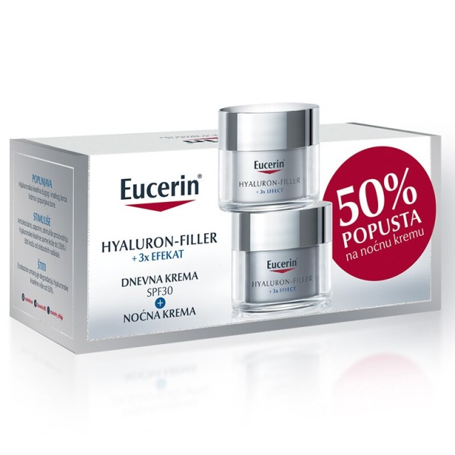Eucerin Box Hf Dnevna Krema Za Suvu Kožu Spf30 50Ml +Noćna Krema 50Ml
