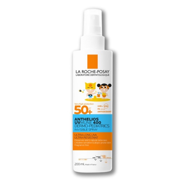 La Roche-Posay Anthelios Dermo-Pediatrics Uvmune400 Nevidljivi Sprej Spf50+ 200Ml