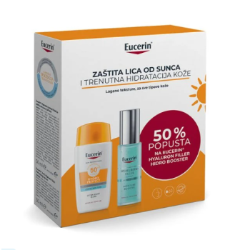 EUCERIN BOX SUN HYDRO PROTECT SPF50 50ML+HYALURON HYDRO BOOSTER 30ML 2024