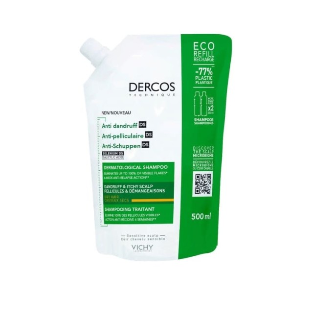 Vichy Dercos Sampon Protiv Peruti Za Suvu Kosu 390Ml