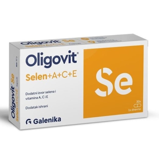 Oligovit Selen 30 Kapsula