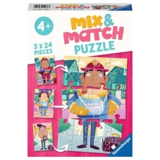 Ravensburger Puzzle Mix&Match Moji Omiljeni Poslovi Ra05136