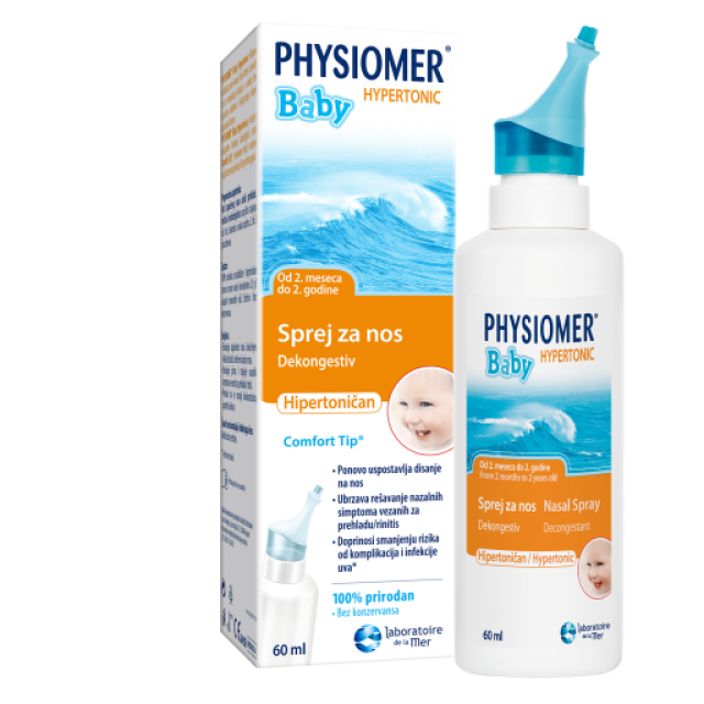 Physiomer Baby Hypertonic Sprej 115Ml