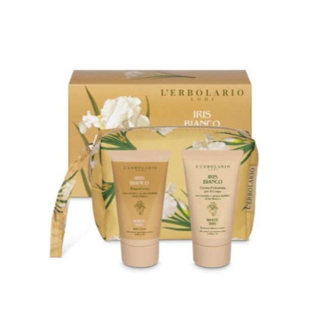 Lerbolario White Iris Set Blossom Beauty Pochette (Kupka 75Ml + Krema 75Ml)