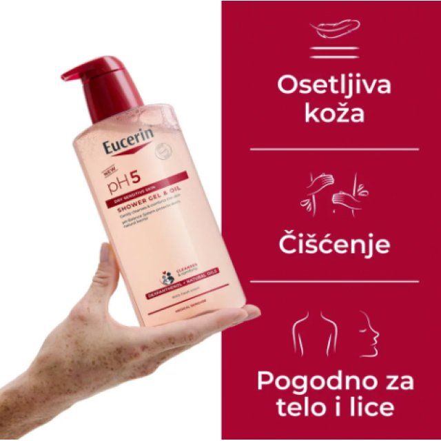 Eucerin Ph5 Gel I Ulje Za Tuširanje 400Ml