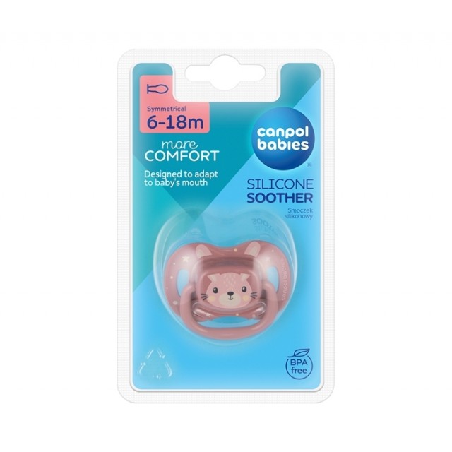 Canpol Babies Varalica Silikonska 6 Do 18 Meseci Cute Animals Blue 34/925