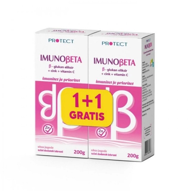 Imunobeta Β-Glukan Eliksir 200Ml 1+1