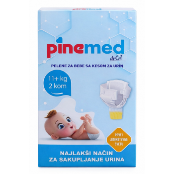 PINE MED- PELENE ZA BEBE SA KESOM ZA URIN (11+KG) 2 KOM
