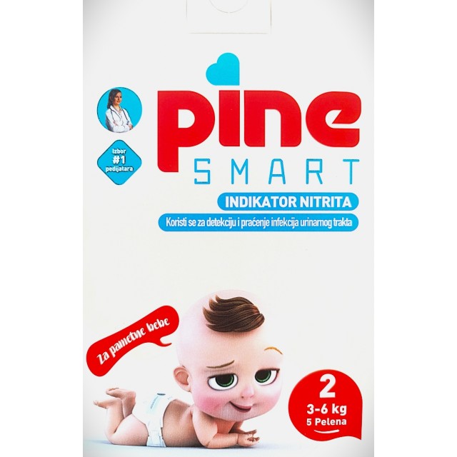 Pine Smart Pelene Za Detekciju I Praćenje Infekcija Urinarnog Trakta Mini (3-6Kg)-5 Komada