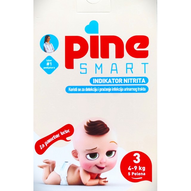 Pine Smart Pelene Za Detekciju I Praćenje Infekcija Urinarnog Trakta Midi 3 (4-9Kg)-5 Komada