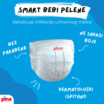 PINE SMART PELENE ZA DETEKCIJU I PRAĆENJE INFEKCIJA URINARNOG TRAKTA MAXI 4 (7-18KG)-5 KOMADA