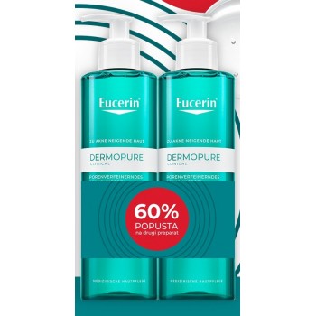 EUCERIN DERMOPURE CLINICAL GEL ZA CIŠĆENJE 400ML 1+1 -60% NA DRUGI