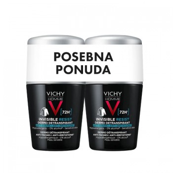 VICHY DEO HOMME ROLL-ON INVISIBLE RESIST 72H PROMO 9613