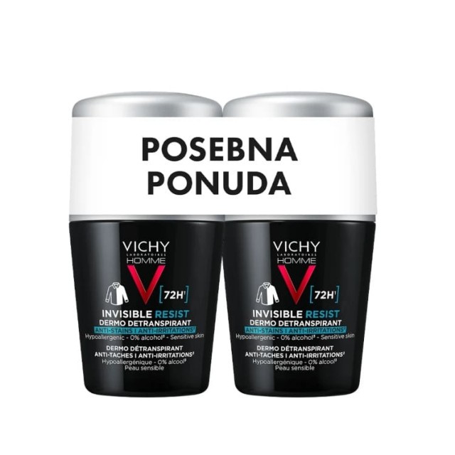Vichy Deo Homme Roll-On Invisible Resist 72H Promo 9613