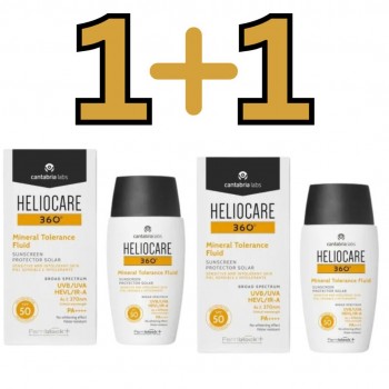 HELIOCARE 360 MINERAL TOLERANCE FLUID SPF50 50ML PROMO PAKOVANJE 1+1 GRATIS