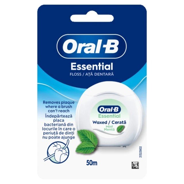 Oral B Konac Za Zube Essential Voskiran Mint 50M