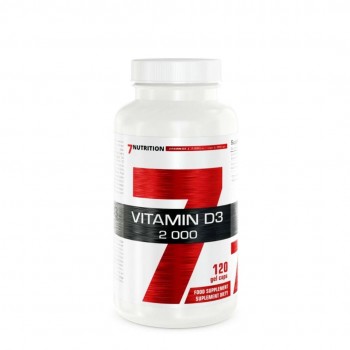 7 NUTRITION VITAMIN D3 2000IJ 120 CPS