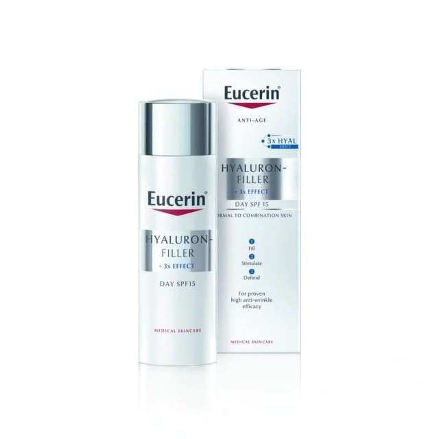 Eucerin Hyaluron-Filler Dnevna Krema Za Normalnu I Mešovitu Kožu Spf15 50Ml 63924