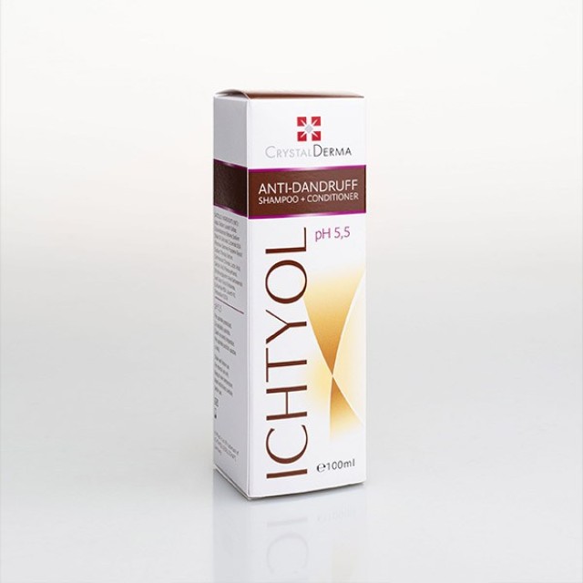 Crystal Derma Ichtyol Sampon Protiv Peruti + Regenerator 100Ml