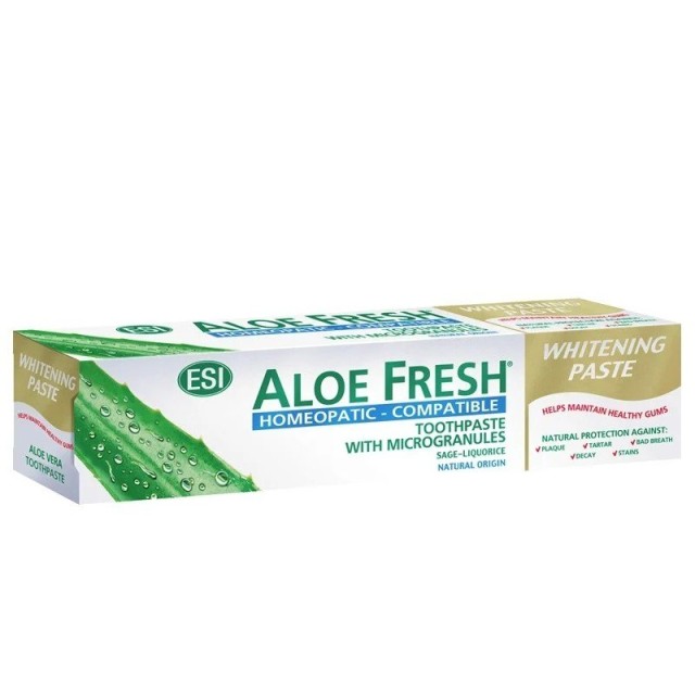 Esi Pasta Za Zube Aloe Fresh Homeopathic Whitening 100Ml
