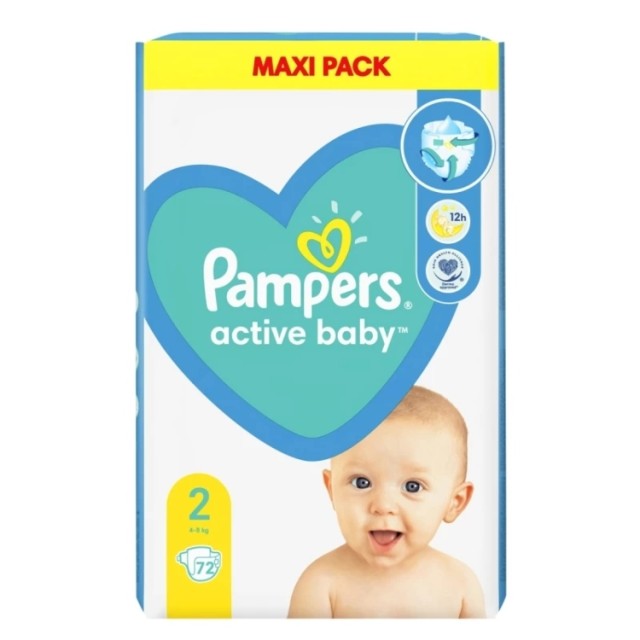 Pampers Pelene Active Baby 2 (72 Komada) Promo