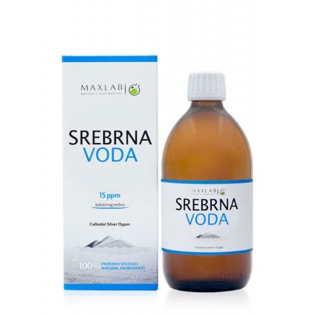 Maxlab Srebrna Voda Koloid 15Ppm 500Ml