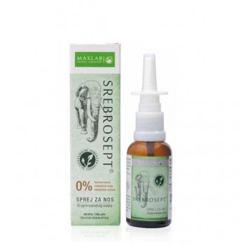 MAXLAB SREBROSEPT SPREJ ZA NOS I SINUSE 30ML