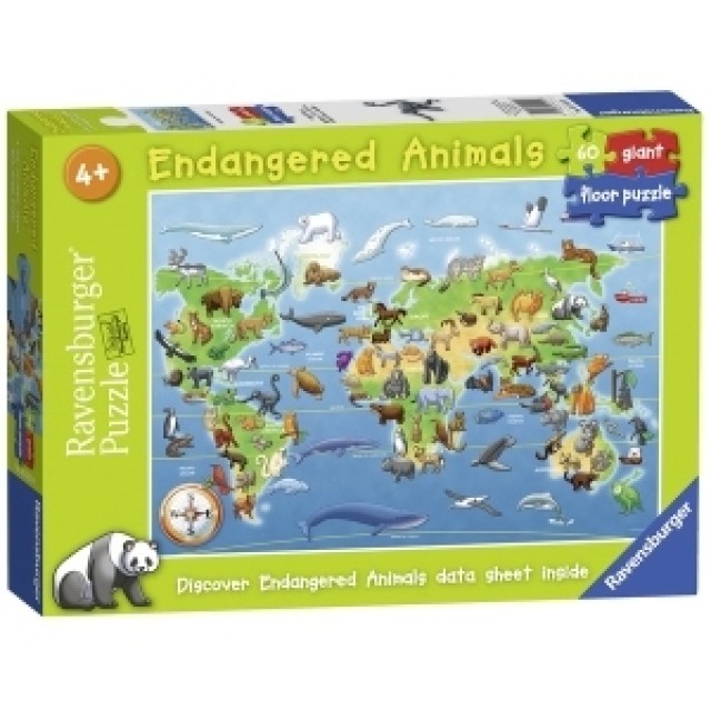 Ravensburger Puzzle Ugrozene Zivotinje 05515
