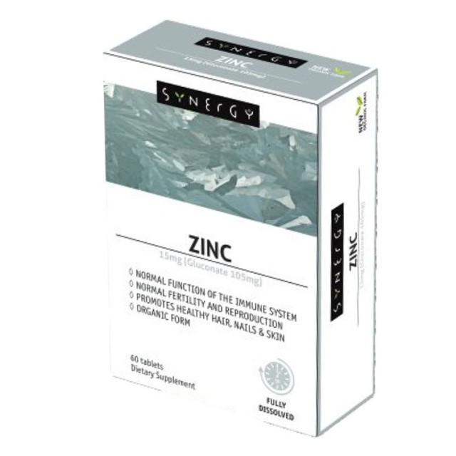 Synergy Zinc 15Mg Tbl A60