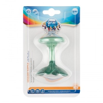 CANPOL BABIES ZVEČKA SENSORY ZELENA 56/610