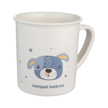 CANPOL BABIES ŠOLJA 170ML 12M+ CUTE ANIMALS 4/413 PLAVA